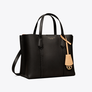 Tory Burch Small Perry Triple-compartment Tote Bag Black - Image 2