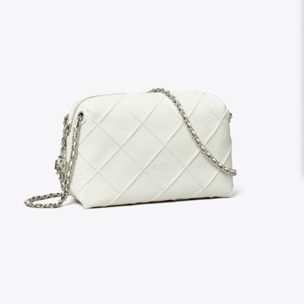 Tory Burch Fleming Soft Crossbody Bag Blanc - Image 2