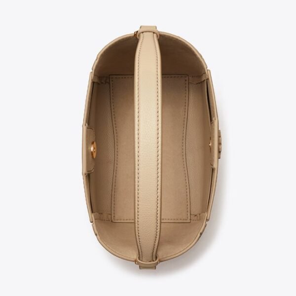 Tory Burch McGraw Small Bucket Bag Fresh Clay - Image 4