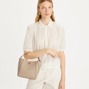 Tory Burch McGraw Small Bucket Bag Fresh Clay - Image 5