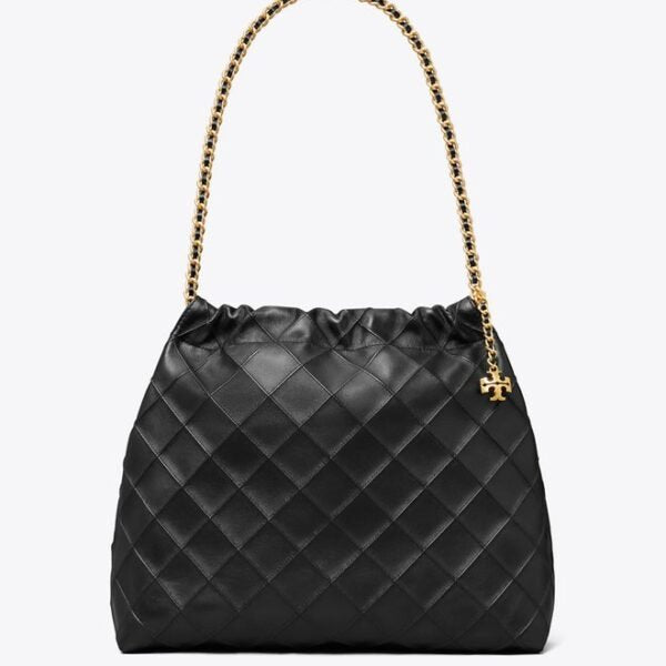 Tory Burch Fleming Hobo Black - Image 2