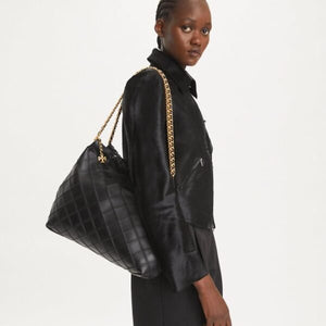 Tory Burch Fleming Hobo Black - Image 5