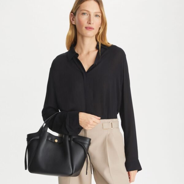 Tory Burch Small Romy Tote Black - Image 2