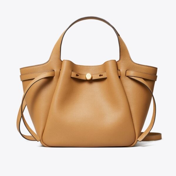 Tory Burch Small Romy Tote Tiramisu - Image 4
