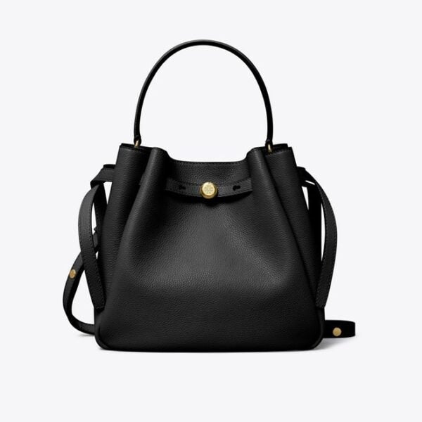 Tory Burch Romy Bucket Bag Black - Image 2