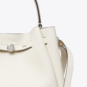 Tory Burch Romy Bucket Bag Light Cream - Image 3