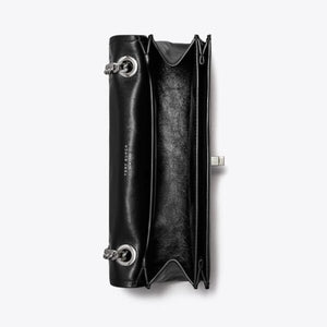 Tory Burch Kira Turnlock Shoulder Bag Black - Image 4