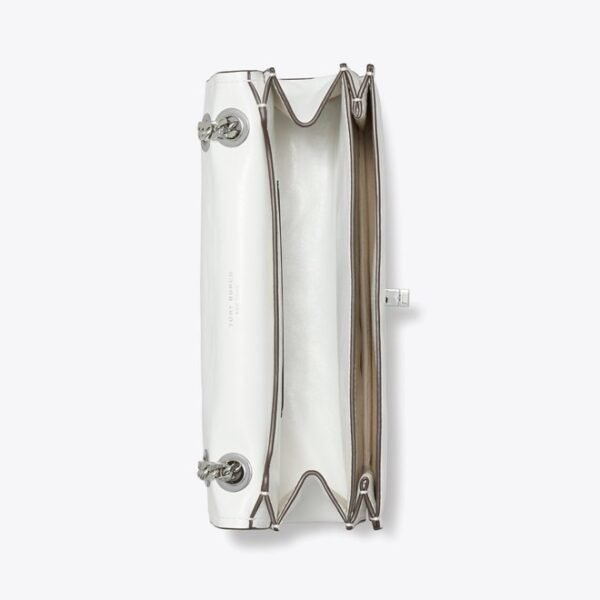 Tory Burch Kira Turnlock Shoulder Bag White - Image 4