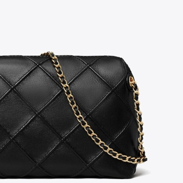 Tory Burch Fleming Soft Crossbody Bag Black - Image 4