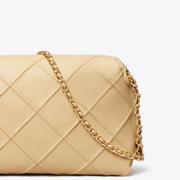 Tory Burch Fleming Soft Crossbody Bag Vanilla Soft Serve - Image 4