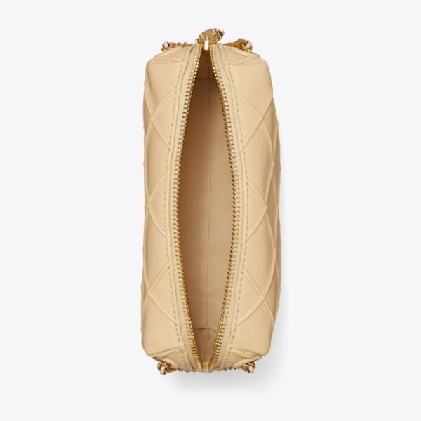 Tory Burch Fleming Soft Crossbody Bag Vanilla Soft Serve - Image 5