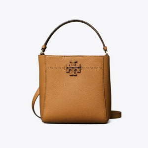 Tory Burch McGraw Small Bucket Bag Tiramisu - Image 2