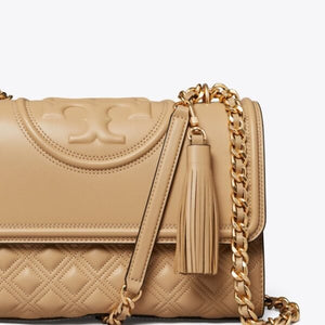 Tory Burch Fleming Convertible Shoulder Bag Desert Dune - Image 2