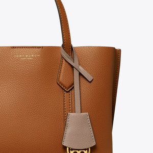 Tory Burch Small Perry Triple-compartment Tote Bag Light Umber - Image 3