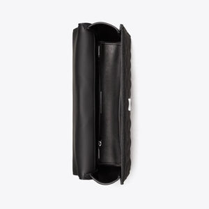 Tory Burch Fleming Small Convertible Shoulder Bag Black Matte - Image 4