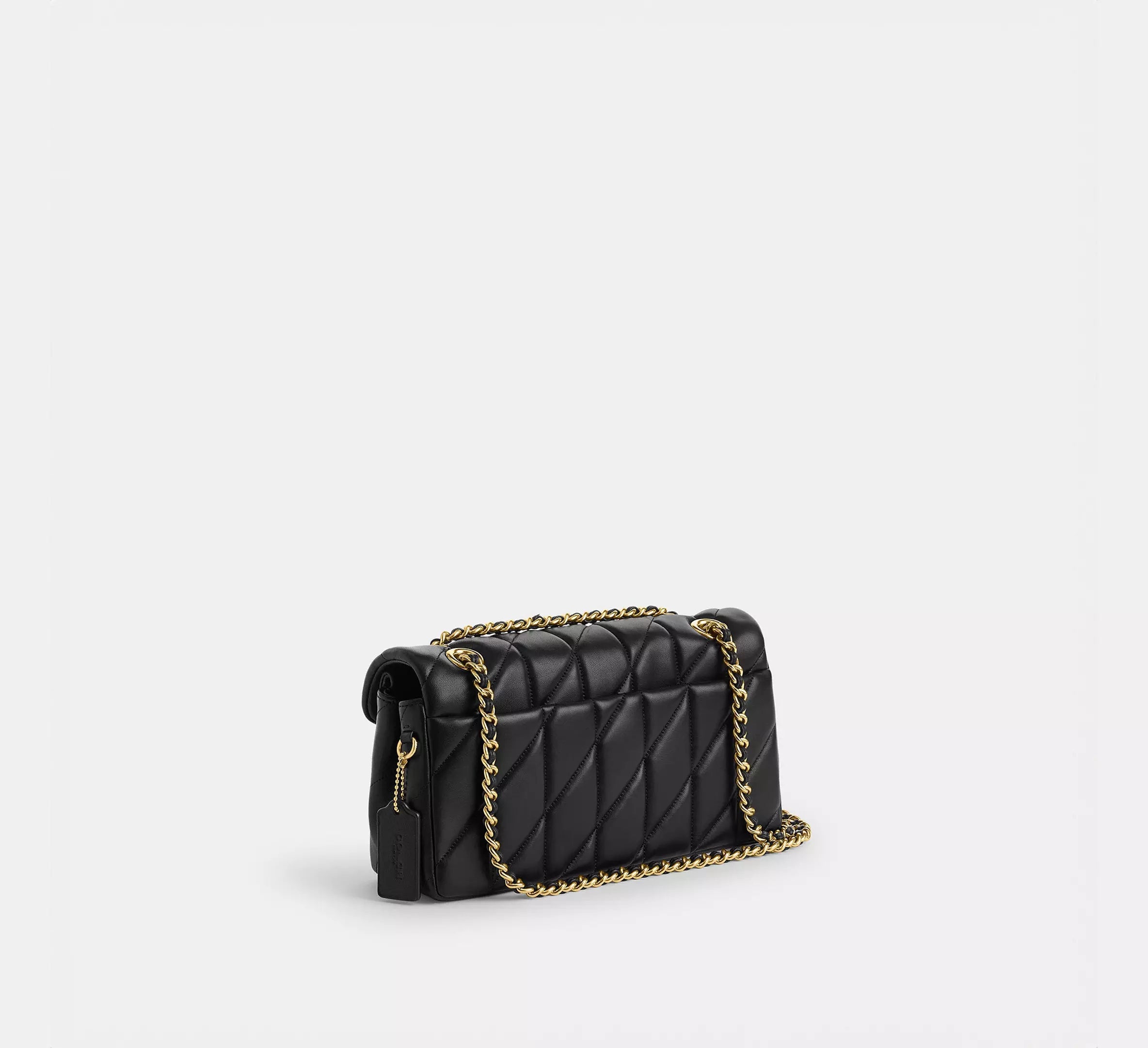 Tabby Shoulder Bag 26 With Pillow Quilting Black - Image 6