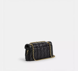 Tabby Shoulder Bag 26 With Pillow Quilting Black - Image 6