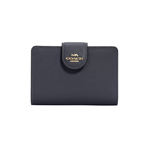 Coach Medium Corner Zip Wallet Gold/Midnight