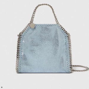 Stella McCartney Falabella Tiny Tote Bag Sapphire blue - Image 5