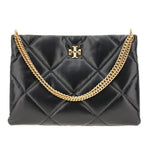 TORY BURCH KIRA DIAMOND HOBO HANDBAG BLACK