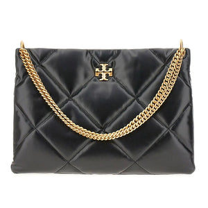 TORY BURCH KIRA DIAMOND HOBO HANDBAG BLACK