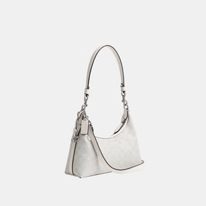 Coach Juliet Shoulder Bag 25 In Signature Canvas White Chalk - Image 5