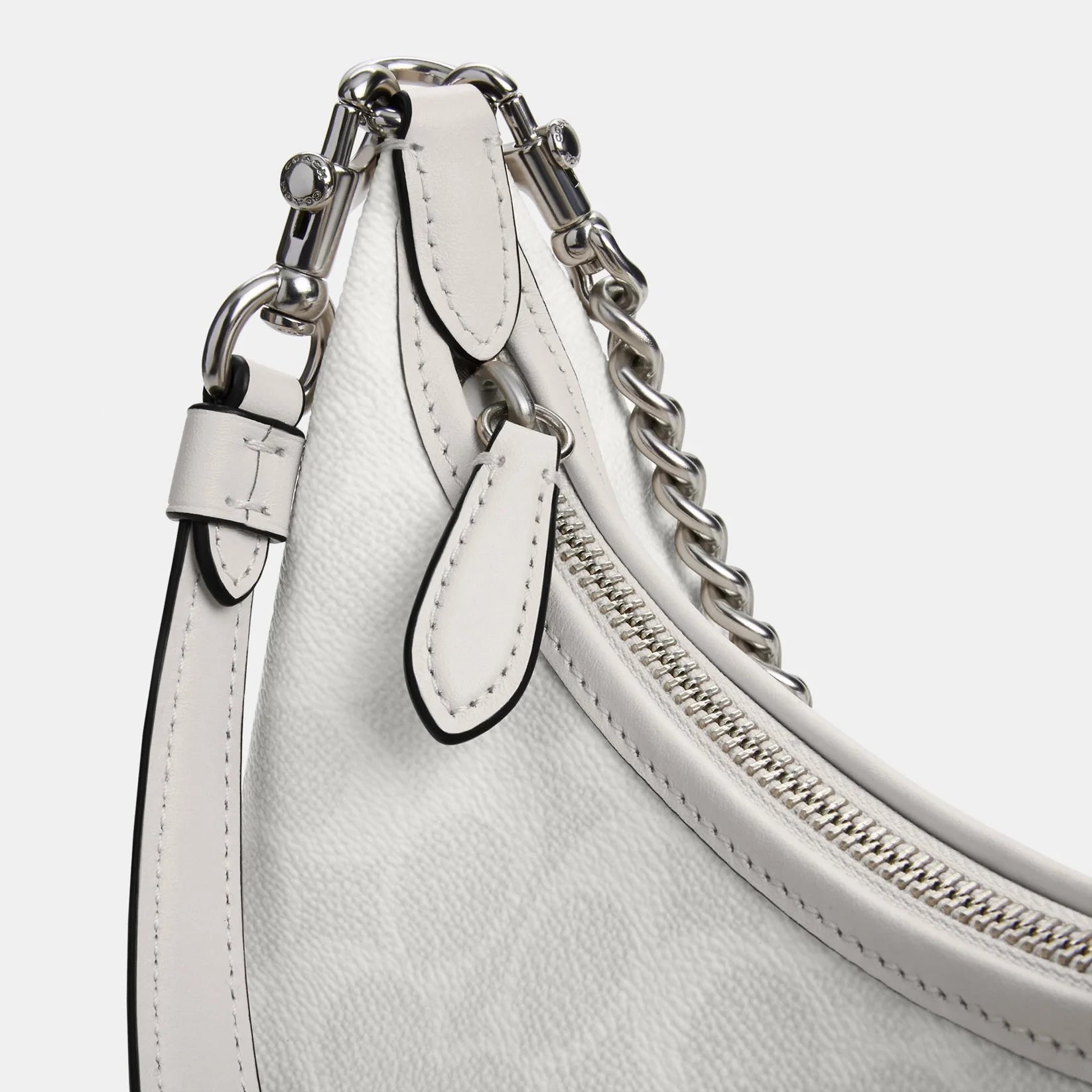 Coach Juliet Shoulder Bag 25 In Signature Canvas White Chalk - Image 4
