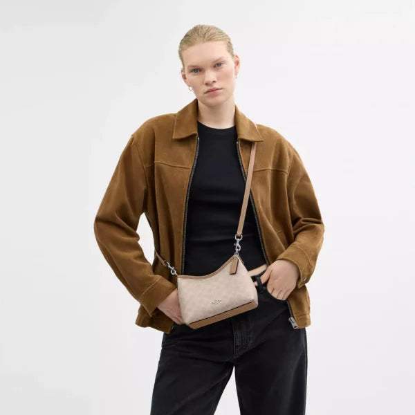 Coach Laurel Small Shoulder Bag In Signature Canvas - Image 4