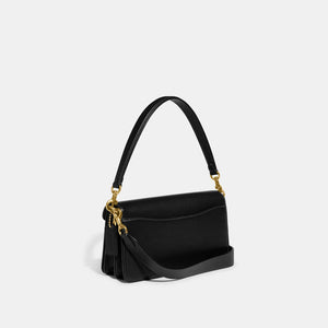 Tabby Shoulder Bag 26 refined pebble leather Black Gold - Image 2