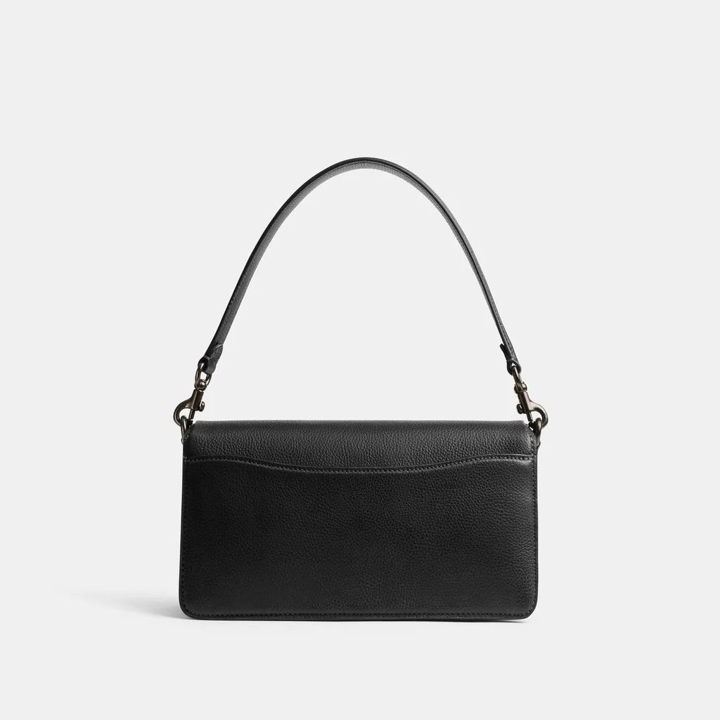 Tabby Shoulder Bag 26 refined pebble leather Black Dark - Image 3