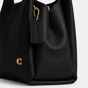 Coach Lana Shoulder Bag 23 Black - Image 7