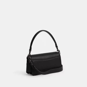 Tabby Shoulder Bag 20 refined pebble leather Black - Image 6