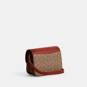 Coach Idol In Signature Canvas With Snakeskin Detail - Image 2