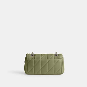 Tabby Shoulder Bag 20 With Quilting leather Green - Image 7