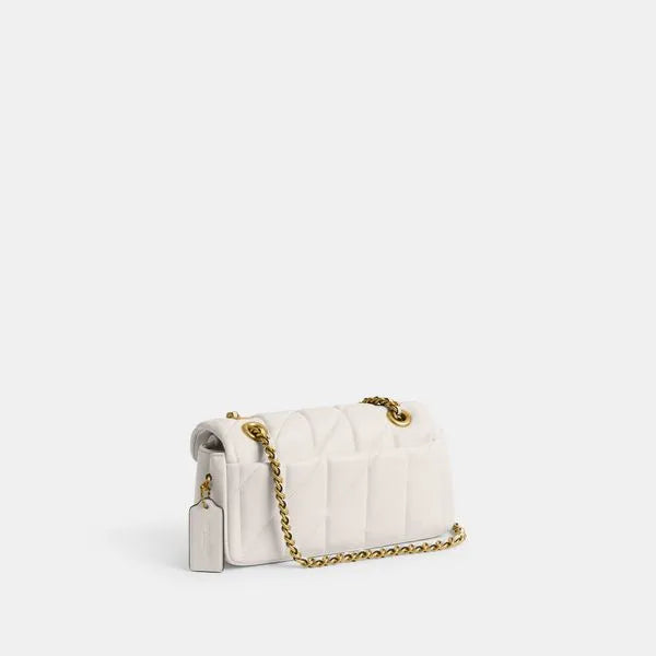 Tabby Shoulder Bag 20 With Quilting leather Chalk Gold - Image 2