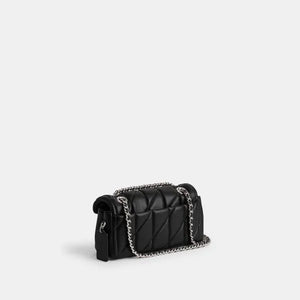 Tabby Shoulder Bag 20 With Quilting leather Black Silver - Image 2
