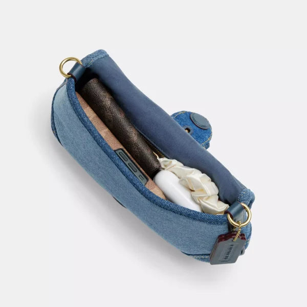 Coach Soho Flap Bag In Repurposed Denim - Image 4