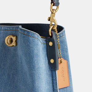 Coach Willow Bucket Bag Denim - Image 6