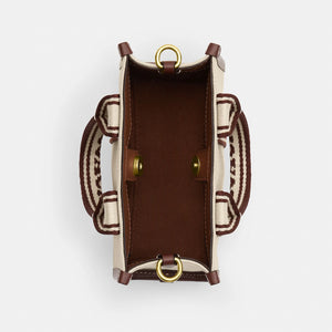 Coach Smith Mini Tote Cream - Image 3