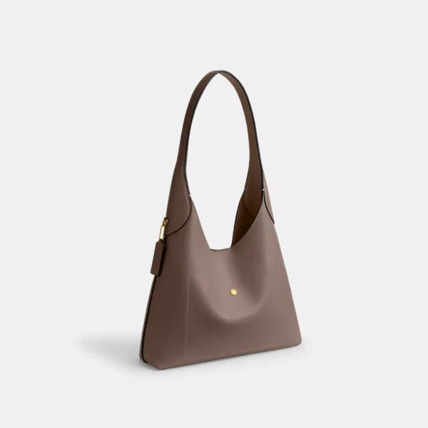 Coach Brooklyn Shoulder Bag 28 Dark Stone - Image 2