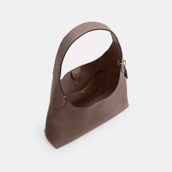 Coach Brooklyn Shoulder Bag 28 Dark Stone - Image 5