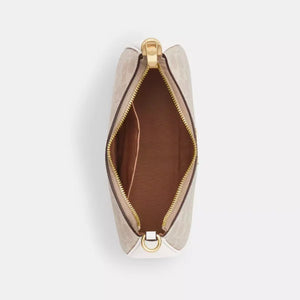 Coach Teri Shoulder Bag In Signature Canvas Sand White - Image 5