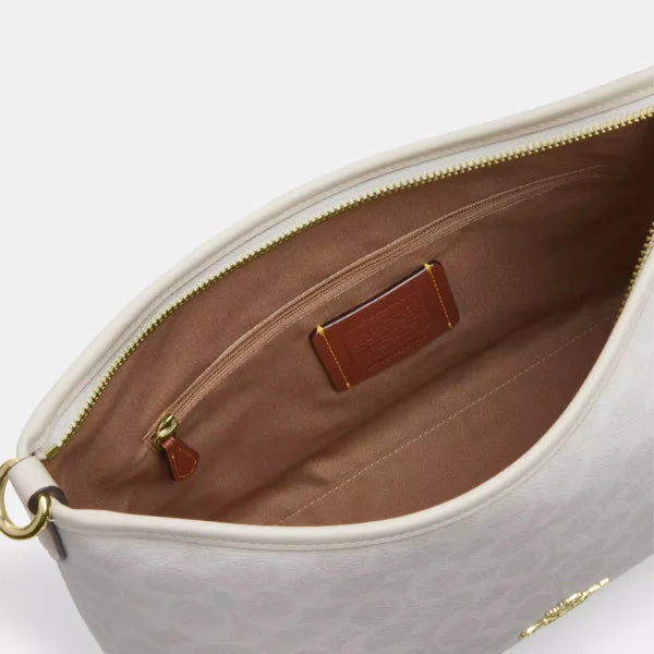 Coach Laurel Shoulder Bag In Signature Canvas White Chalk - Image 7