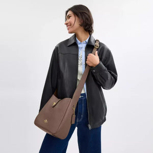 Coach Hadley Convertible Crossbody Bag Dark Stone - Image 2