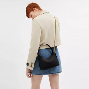 Coach Brooklyn Shoulder Bag 23 Black - Image 6