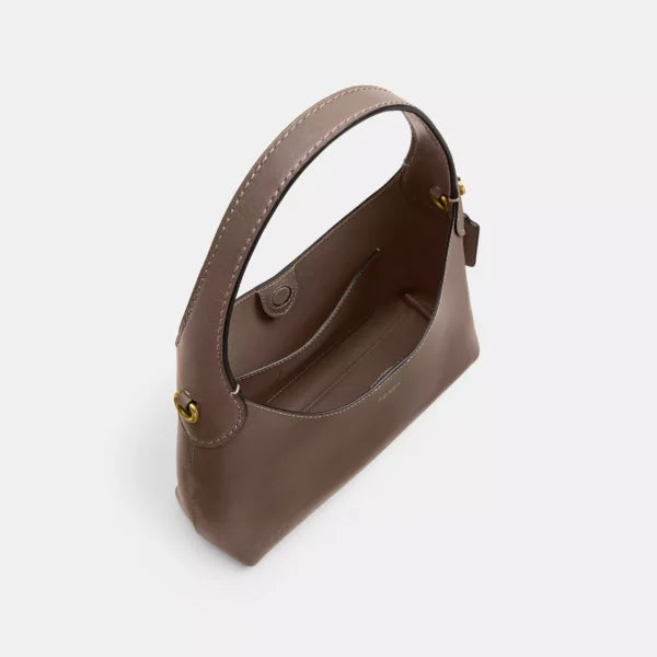 Coach Brooklyn Shoulder Bag 23 Dark Stone - Image 5