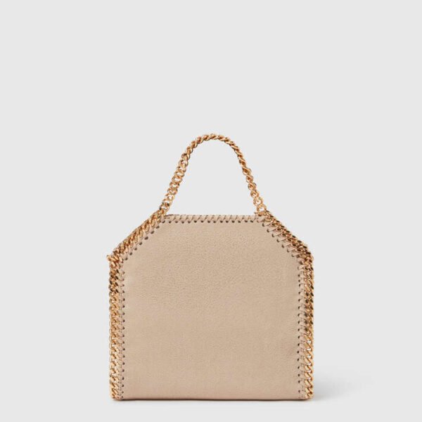 Stella McCartney Falabella Tiny Tote Bag Clotted Cream - Image 4
