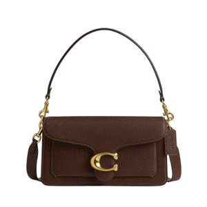 Tabby Shoulder Bag 26 refined pebble leather Maple Gold