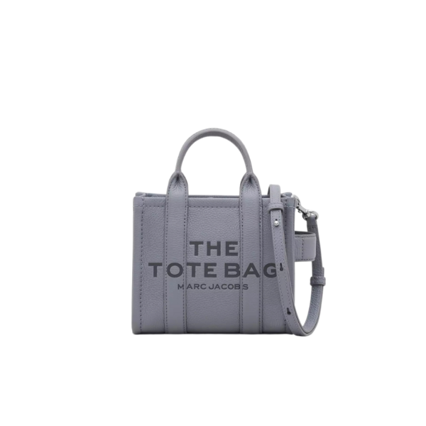 The Marc Jacobs Crossbody Tote Bag Leather Wolf Grey