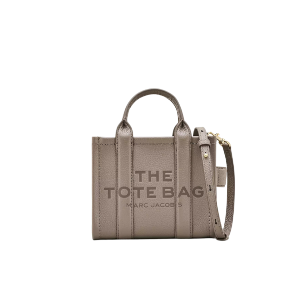 The Marc Jacobs Crossbody Tote Bag Leather Cement